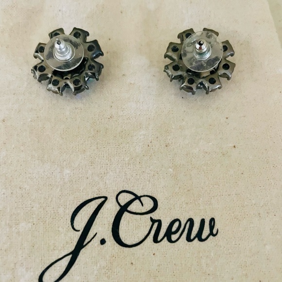 J. Crew Blue Iridescent Stud Earrings - Picture 3 of 3